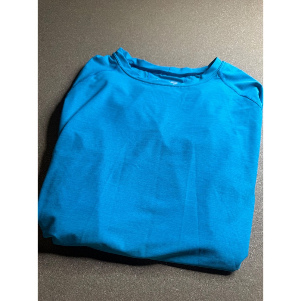 NRS H2Core Silkweight Long Sleeve Sun Shirt Blue UPF 50+ Womens Large Heather